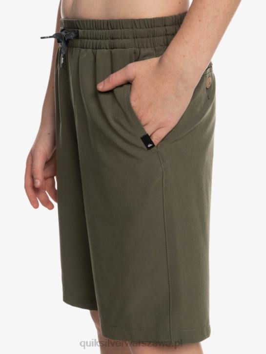 chłopcy Quiksilver Hybrydowe szorty amph yth 18 8-16 Ocean Elastic 4DBV2255 liść winogronowy