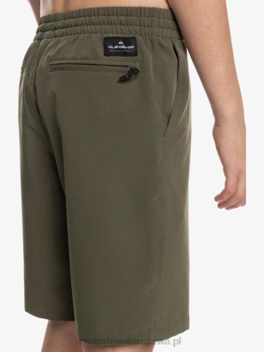 chłopcy Quiksilver Hybrydowe szorty amph yth 18 8-16 Ocean Elastic 4DBV2255 liść winogronowy