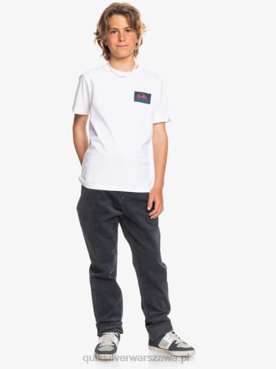 chłopcy Quiksilver 8-16 Kracker zwężane sztruksowe spodnie 4DBV2330 czarny