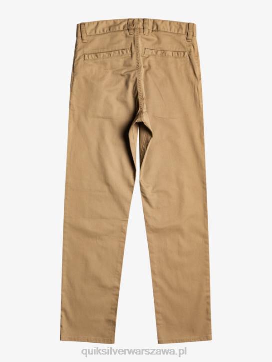 chłopcy Quiksilver Spodnie 8-16 up na co dzień 4DBV2239 drewno wiązu