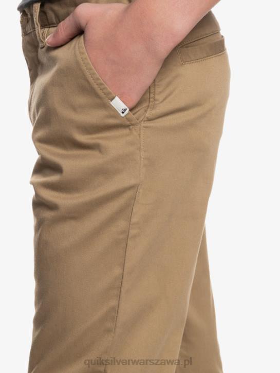 chłopcy Quiksilver Spodnie 8-16 up na co dzień 4DBV2239 drewno wiązu