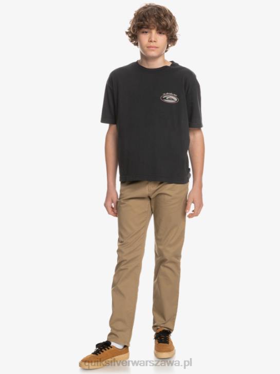 chłopcy Quiksilver Spodnie 8-16 up na co dzień 4DBV2239 drewno wiązu