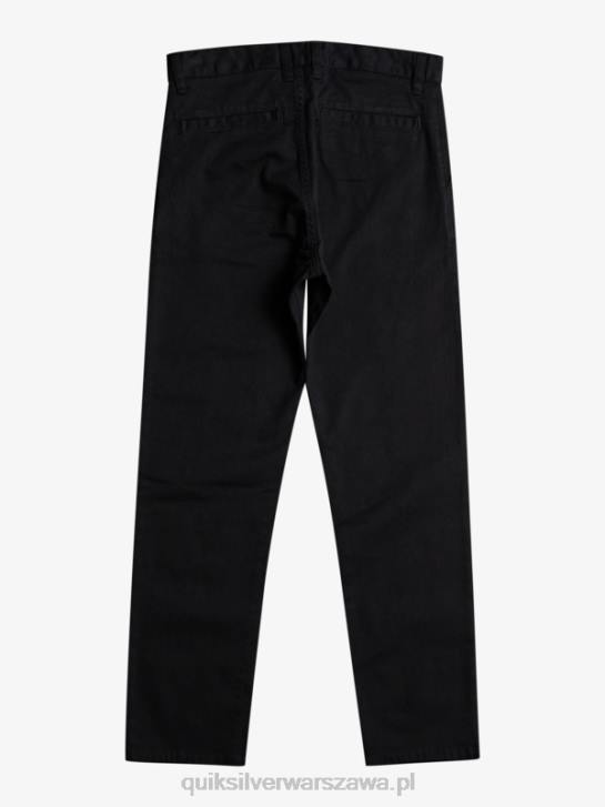 chłopcy Quiksilver Spodnie 8-16 up na co dzień 4DBV2240 czarny