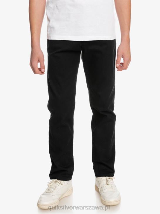 chłopcy Quiksilver Spodnie 8-16 up na co dzień 4DBV2240 czarny