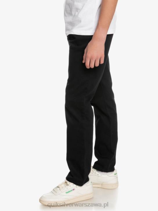 chłopcy Quiksilver Spodnie 8-16 up na co dzień 4DBV2240 czarny