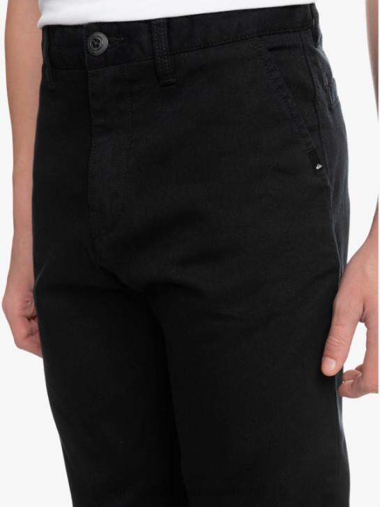 chłopcy Quiksilver Spodnie 8-16 up na co dzień 4DBV2240 czarny