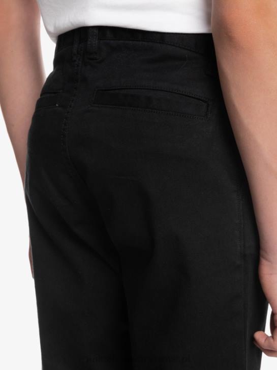 chłopcy Quiksilver Spodnie 8-16 up na co dzień 4DBV2240 czarny