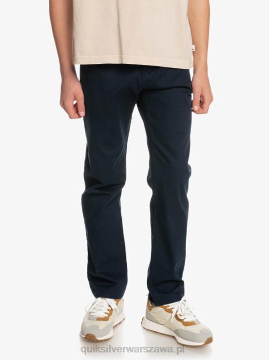 chłopcy Quiksilver Spodnie 8-16 up na co dzień 4DBV2241 granatowa marynarka
