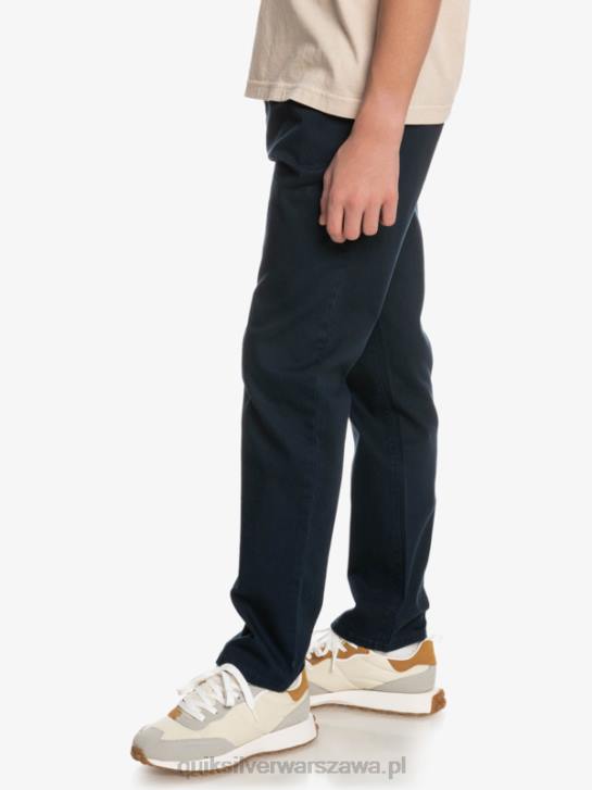 chłopcy Quiksilver Spodnie 8-16 up na co dzień 4DBV2241 granatowa marynarka