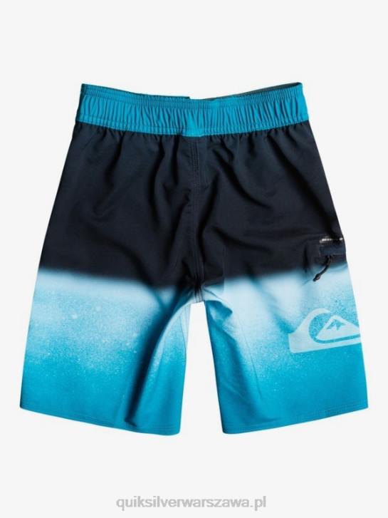 chłopcy Quiksilver 2-7 surfsilk slab 14 szorty z recyklingu 4DBV2335 błękit fiordu