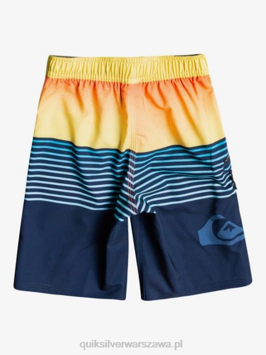 chłopcy Quiksilver 2-7 surfsilk slab 14 szorty z recyklingu 4DBV2336 granatowa marynarka