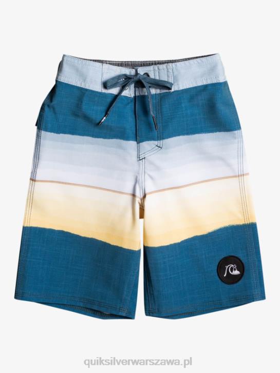 chłopcy Quiksilver 2-7 surfsilk żywiczny odcień 14 szorty 4DBV2243 niebieski majolikowy