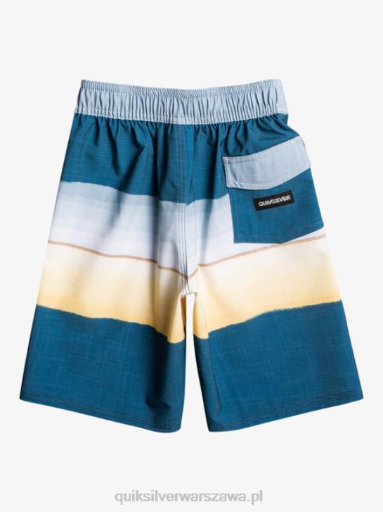 chłopcy Quiksilver 2-7 surfsilk żywiczny odcień 14 szorty 4DBV2243 niebieski majolikowy