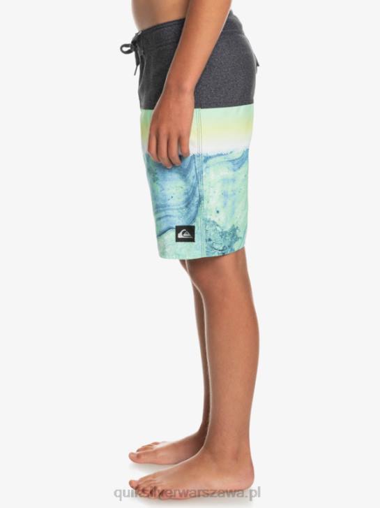 chłopcy Quiksilver 8-16 codzienny panel yth 17 szorty 4DBV2274 zielony popiół