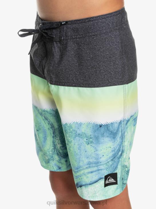 chłopcy Quiksilver 8-16 codzienny panel yth 17 szorty 4DBV2274 zielony popiół