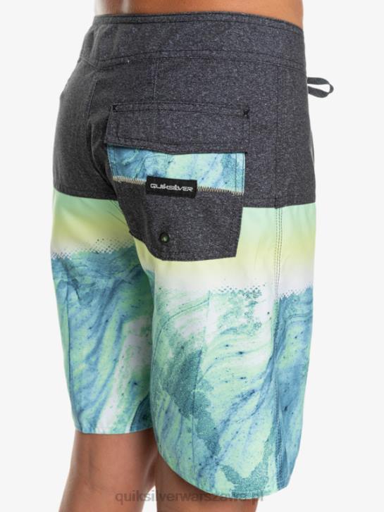 chłopcy Quiksilver 8-16 codzienny panel yth 17 szorty 4DBV2274 zielony popiół
