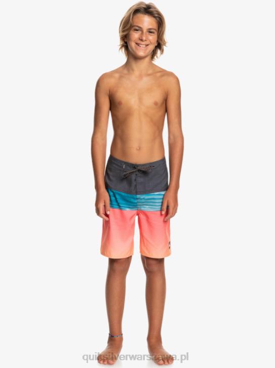 chłopcy Quiksilver 8-16 codzienny panel yth 17 szorty 4DBV2275 pomarańczowy pop