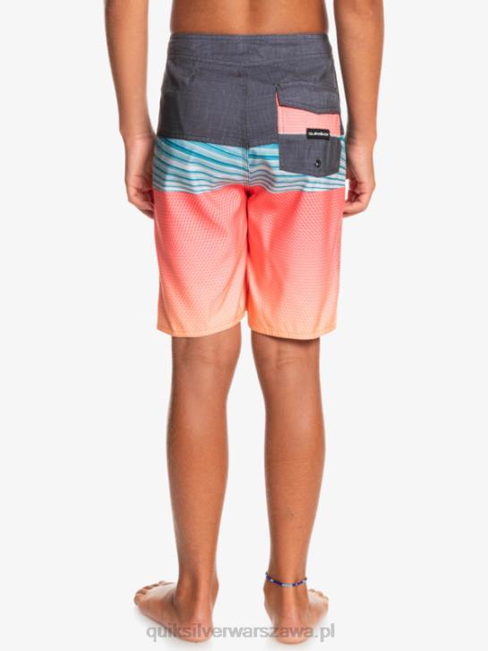 chłopcy Quiksilver 8-16 codzienny panel yth 17 szorty 4DBV2275 pomarańczowy pop