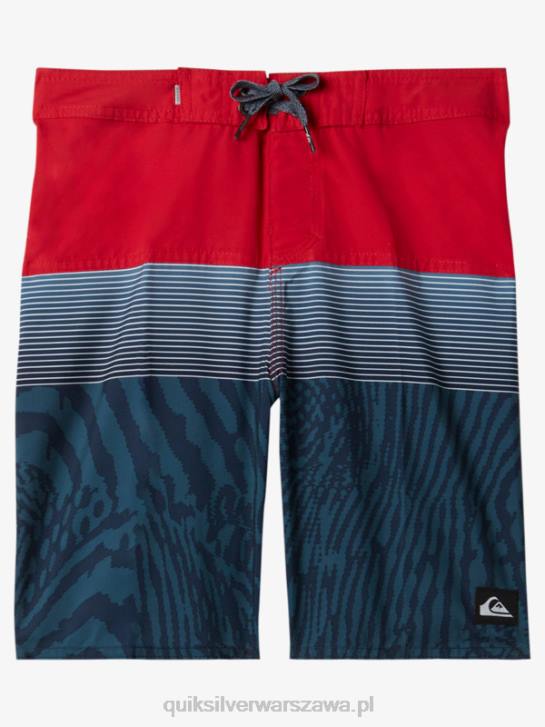 chłopcy Quiksilver 8-16 codziennych paneli 17 szortów 4DBV1904 czerwone ryzyko
