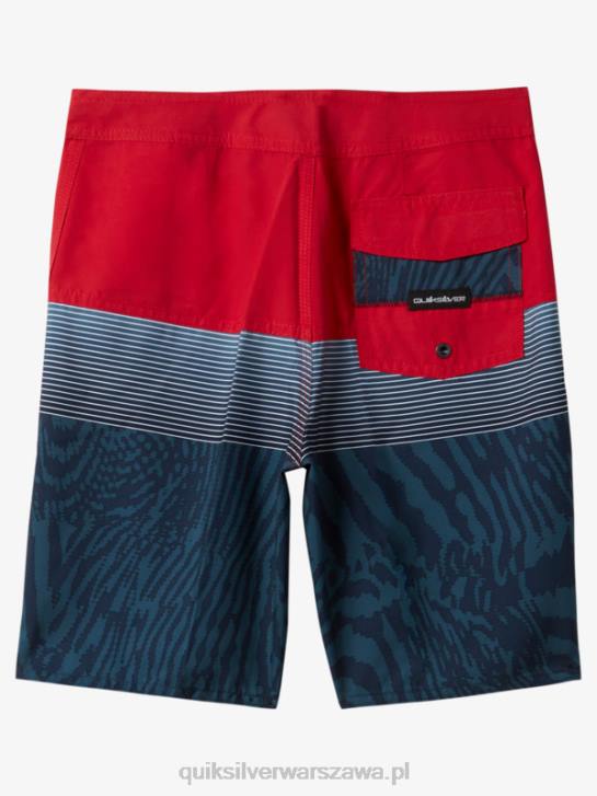 chłopcy Quiksilver 8-16 codziennych paneli 17 szortów 4DBV1904 czerwone ryzyko