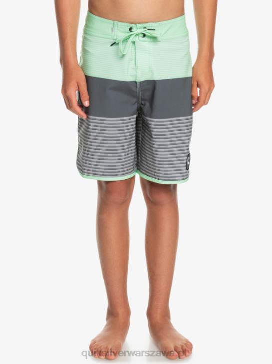 chłopcy Quiksilver 8-16 surfsilk tijuana yth 17 szorty 4DBV2267 Stalowa brama