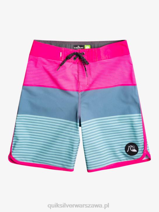 chłopcy Quiksilver 8-16 surfsilk tijuana yth 17 szorty 4DBV2268 różowy glo