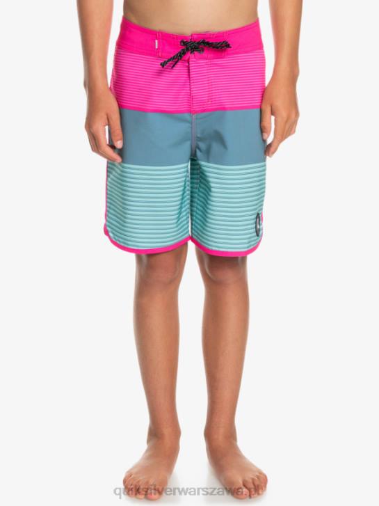 chłopcy Quiksilver 8-16 surfsilk tijuana yth 17 szorty 4DBV2268 różowy glo