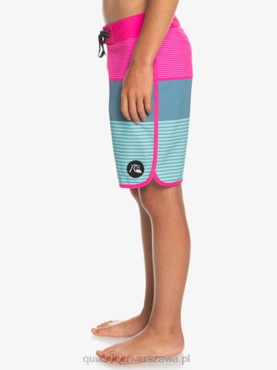 chłopcy Quiksilver 8-16 surfsilk tijuana yth 17 szorty 4DBV2268 różowy glo