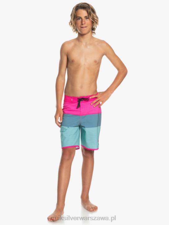 chłopcy Quiksilver 8-16 surfsilk tijuana yth 17 szorty 4DBV2268 różowy glo