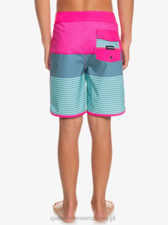 chłopcy Quiksilver 8-16 surfsilk tijuana yth 17 szorty 4DBV2268 różowy glo
