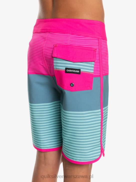 chłopcy Quiksilver 8-16 surfsilk tijuana yth 17 szorty 4DBV2268 różowy glo