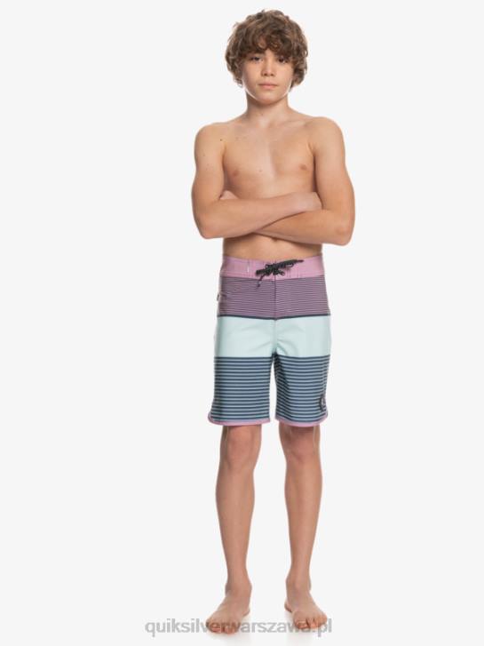 chłopcy Quiksilver 8-16 surfsilk tijuana yth 17 szorty 4DBV2270 zakurzona orchidea