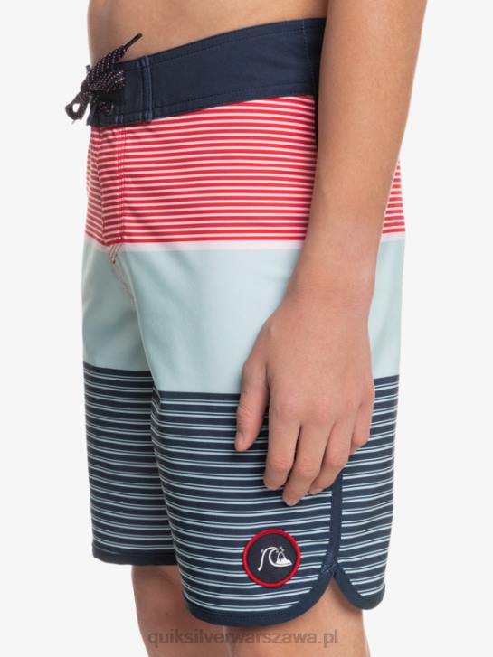 chłopcy Quiksilver 8-16 surfsilk tijuana yth 17 szorty 4DBV2272 czerwone ryzyko
