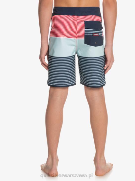 chłopcy Quiksilver 8-16 surfsilk tijuana yth 17 szorty 4DBV2272 czerwone ryzyko