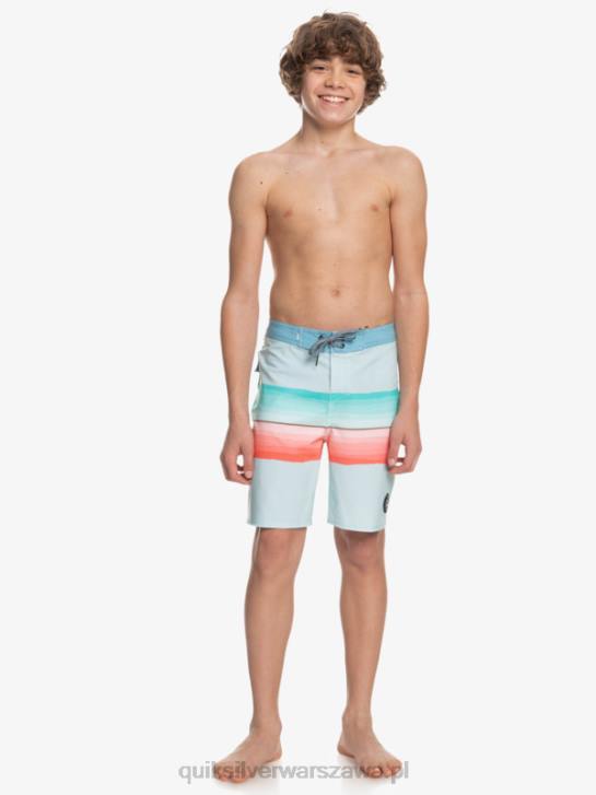 chłopcy Quiksilver 8-16 surfsilk w odcieniu żywicy 17 szorty 4DBV2300 insygnia niebieskie