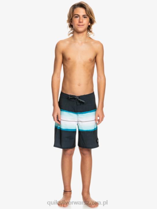 chłopcy Quiksilver 8-16 surfsilk w odcieniu żywicy 17 szorty 4DBV2301 czarny