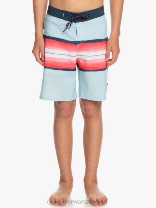 chłopcy Quiksilver 8-16 surfsilk w odcieniu żywicy 17 szorty 4DBV2302 niebiesko szary