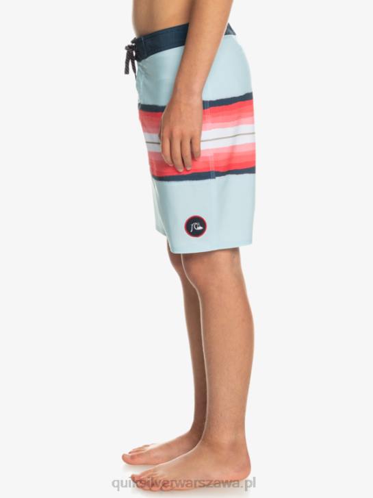 chłopcy Quiksilver 8-16 surfsilk w odcieniu żywicy 17 szorty 4DBV2302 niebiesko szary
