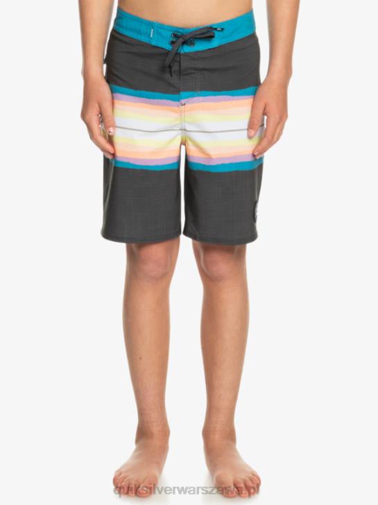 chłopcy Quiksilver 8-16 surfsilk w odcieniu żywicy 17 szorty 4DBV2303 asfalt