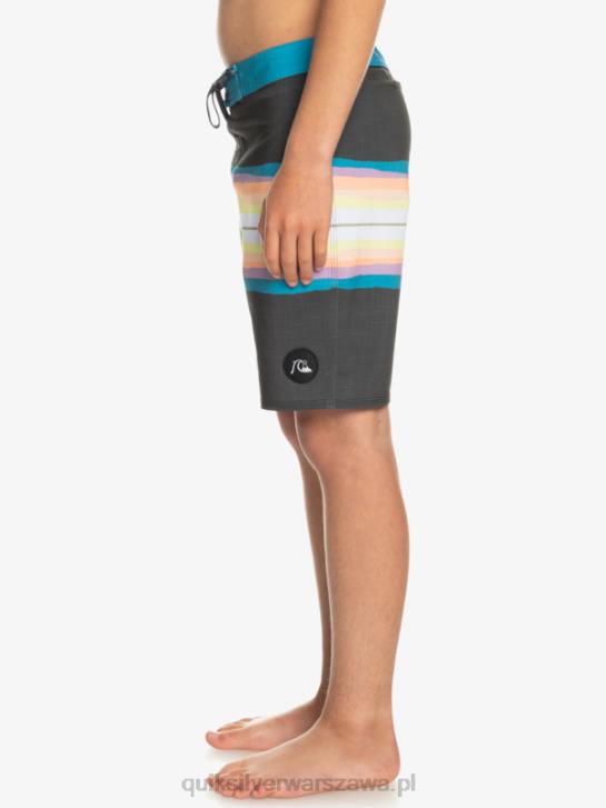 chłopcy Quiksilver 8-16 surfsilk w odcieniu żywicy 17 szorty 4DBV2303 asfalt