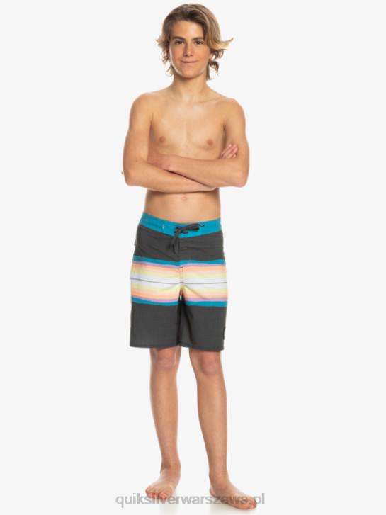 chłopcy Quiksilver 8-16 surfsilk w odcieniu żywicy 17 szorty 4DBV2303 asfalt
