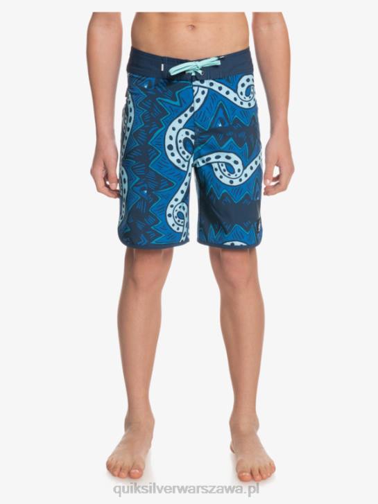 chłopcy Quiksilver 8-16 szorty surfsilk w stylu retro 17 4DBV2328 insygnia niebieskie