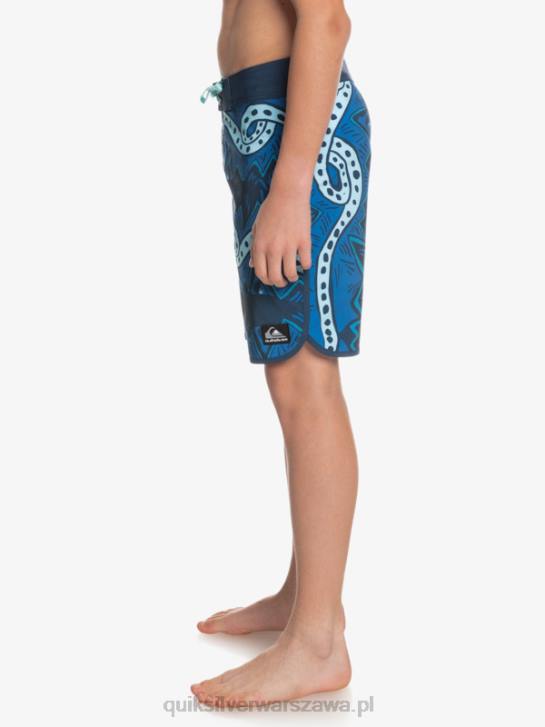 chłopcy Quiksilver 8-16 szorty surfsilk w stylu retro 17 4DBV2328 insygnia niebieskie