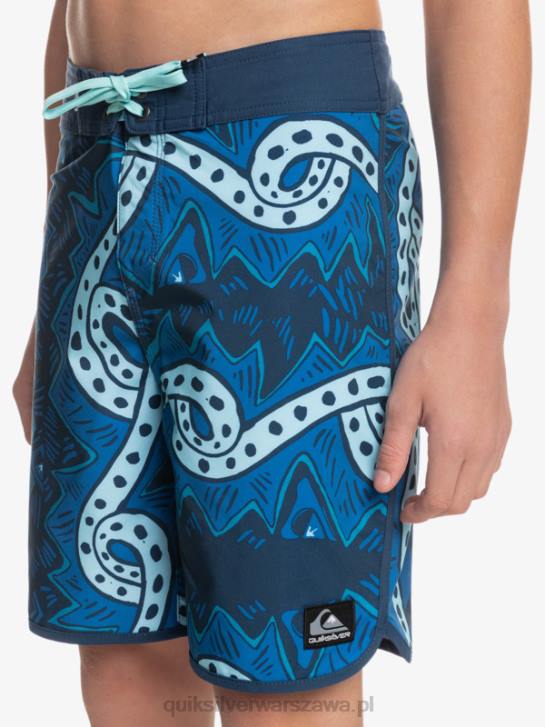 chłopcy Quiksilver 8-16 szorty surfsilk w stylu retro 17 4DBV2328 insygnia niebieskie