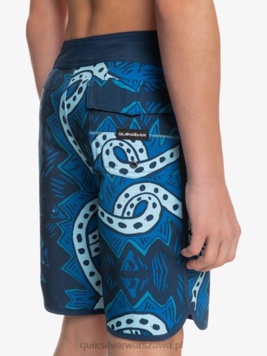 chłopcy Quiksilver 8-16 szorty surfsilk w stylu retro 17 4DBV2328 insygnia niebieskie