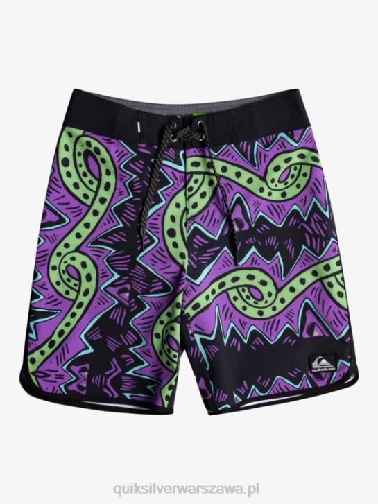 chłopcy Quiksilver 8-16 szorty surfsilk w stylu retro 17 4DBV2329 czarny