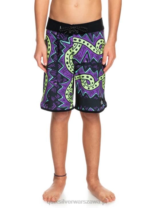 chłopcy Quiksilver 8-16 szorty surfsilk w stylu retro 17 4DBV2329 czarny