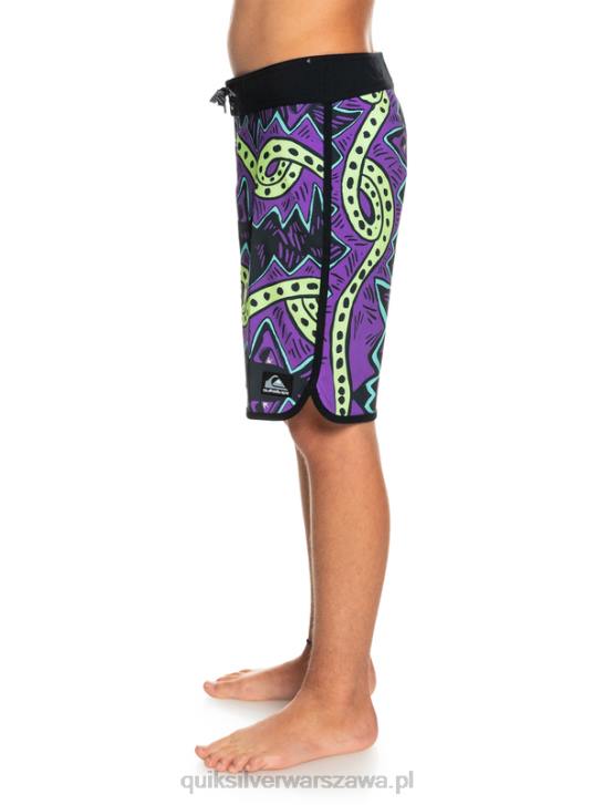 chłopcy Quiksilver 8-16 szorty surfsilk w stylu retro 17 4DBV2329 czarny