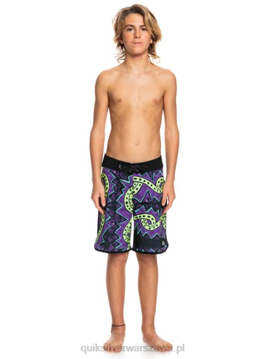 chłopcy Quiksilver 8-16 szorty surfsilk w stylu retro 17 4DBV2329 czarny