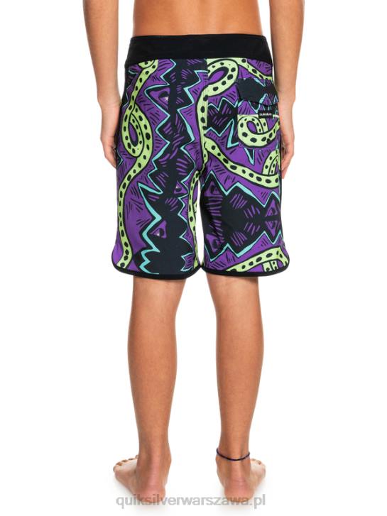chłopcy Quiksilver 8-16 szorty surfsilk w stylu retro 17 4DBV2329 czarny